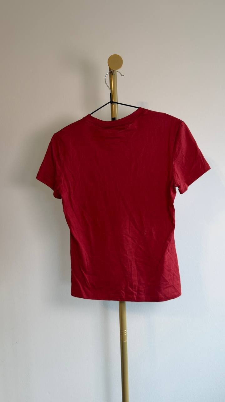 Theory Tiny Tee Organic Slub Cotton Cherry S NWT $75