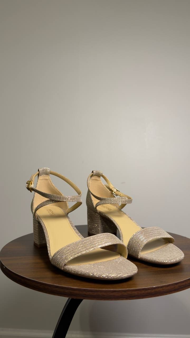 Michael  Michael  Kors  Dress  Sandals  Pale  Gold  8.5M  New  $119.50