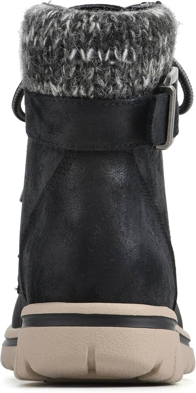 Cliffs  by  White  Mountain  Lace‑Up  Boots  Black  7.5  New  $89
