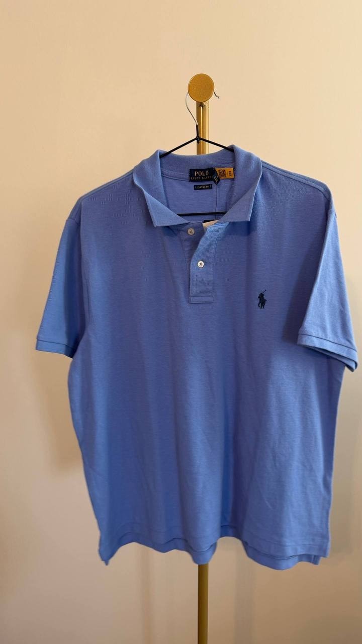 Polo Ralph Lauren Men’s Classic‑Fit Mesh Polo Shirt Blue XL $110 NWT