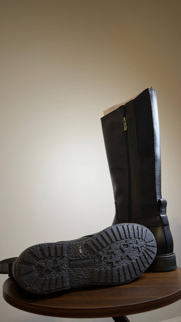 Easy Spirit Tall Boots Black 7.5 M New With Box $199.00