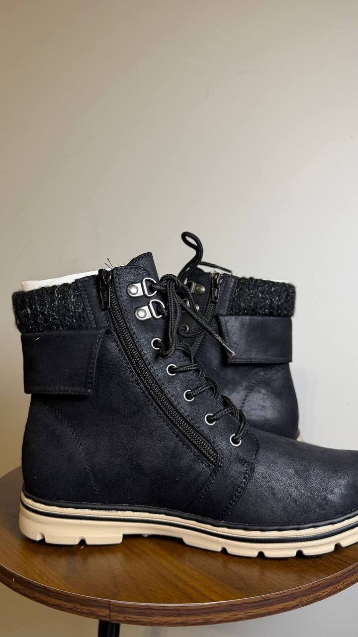 Cliffs by White Mountain Black Fabric Booties Size 7.5 New in Box $89