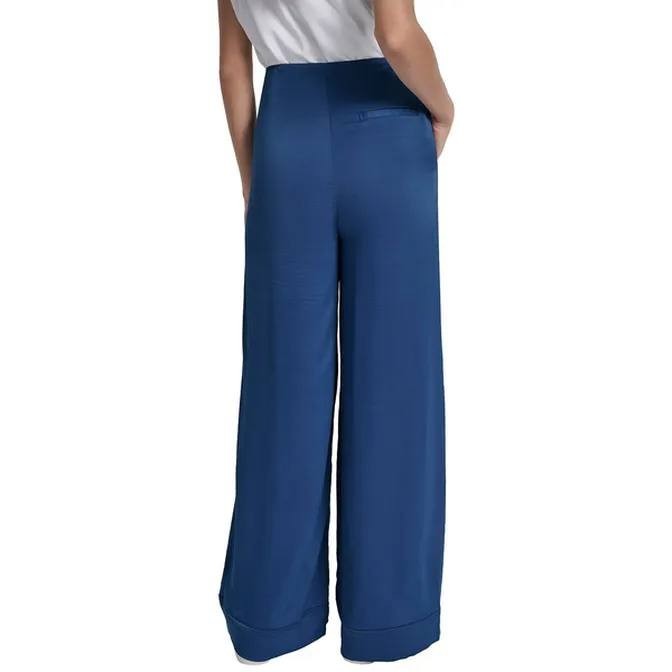 DKNY Wide Leg Pant Cadet Blue 8 NWT $99