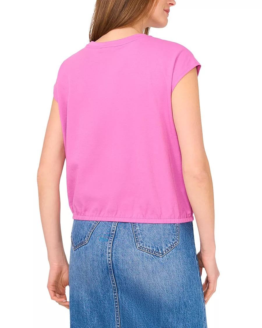 Vince Camuto Cropped Top – Pink – Size L – NWOT – $59
