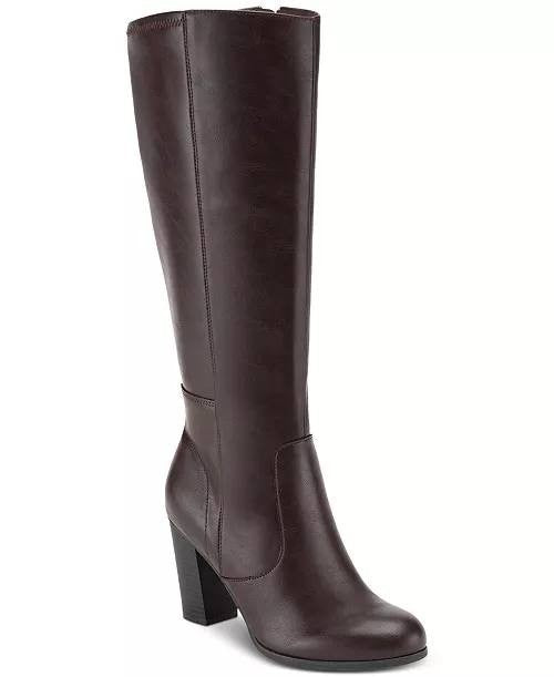 Style&Co Chocolate High Dress Boots 8M NIB MSRP $89.90