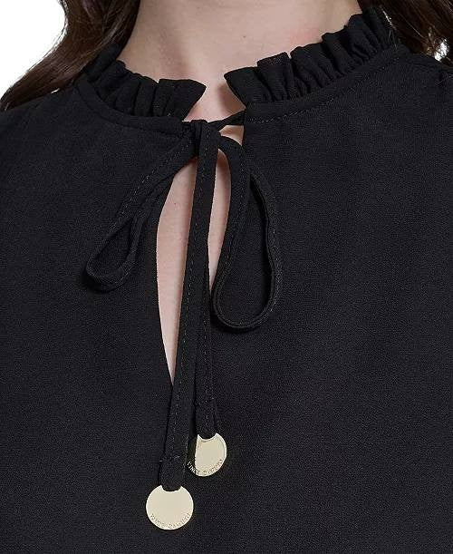 Vince Camuto Women’s  Fit & Flare Mini Dress Black 12 NWT $148