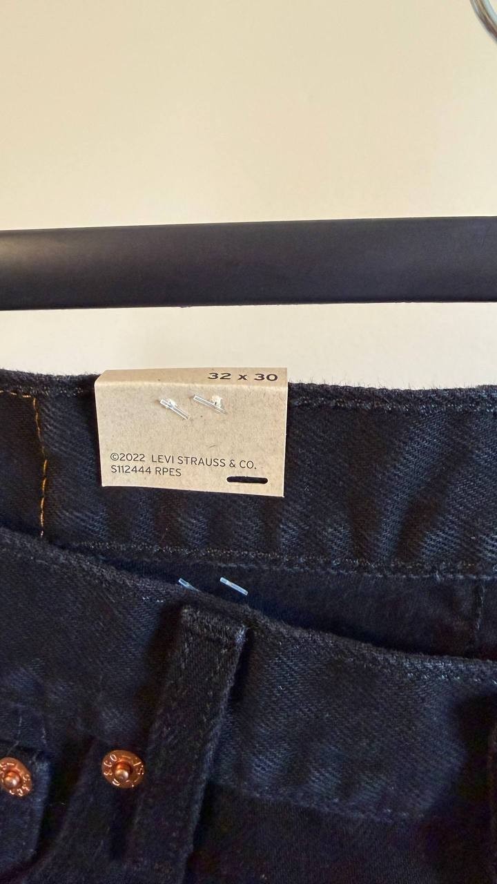 Levi’s 501 Original Men’s Jeans Black 32x30 $84.95 NWT