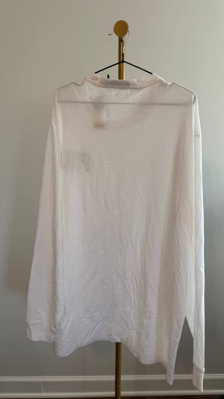 Polo Ralph Lauren Big & Tall Logo Jersey Long Sleeve T‑Shirt White XLT NWT