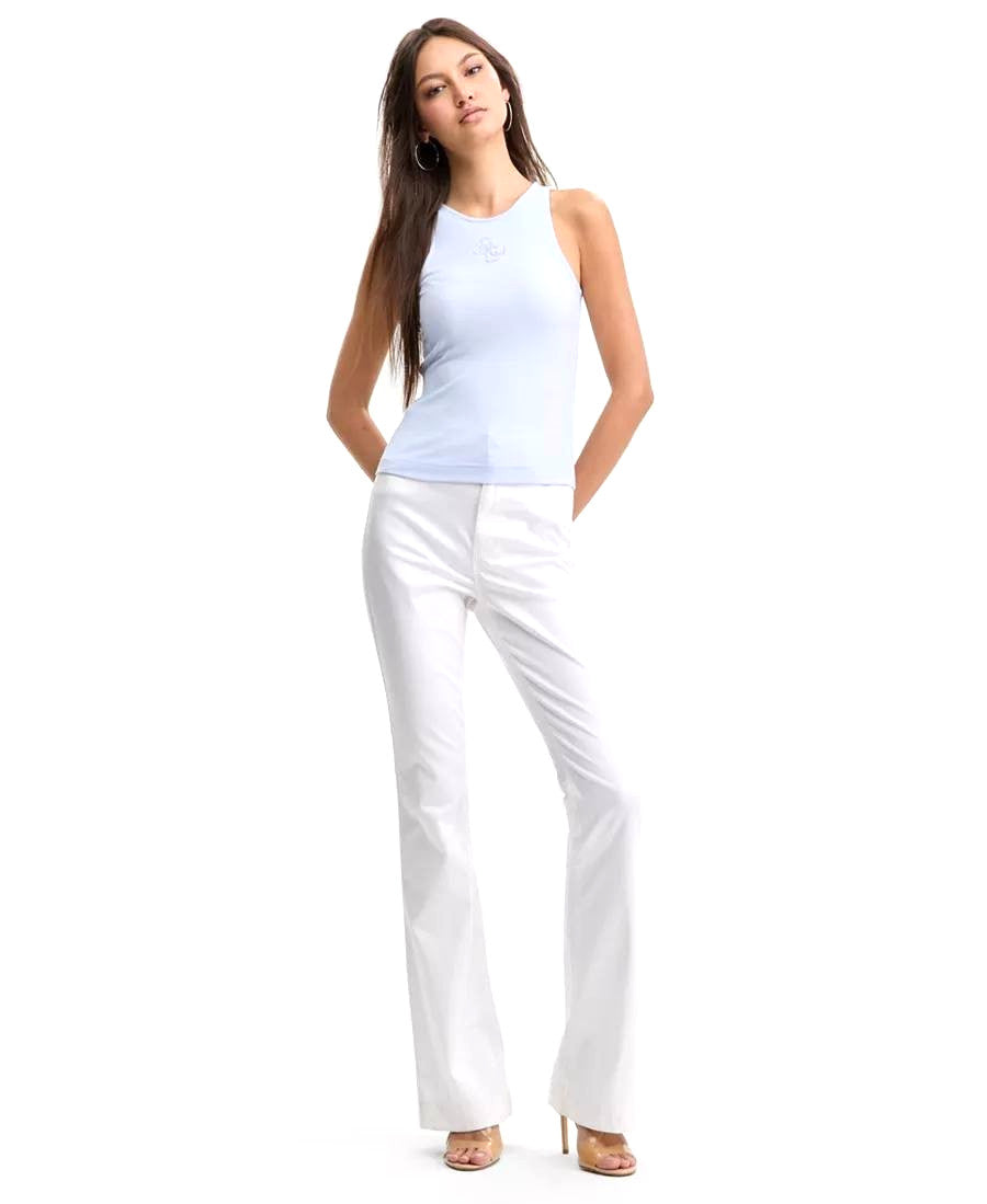 GUESS Guendalina Sleeveless Top White XL Excellent Pre‑Owned Condition msrp$39