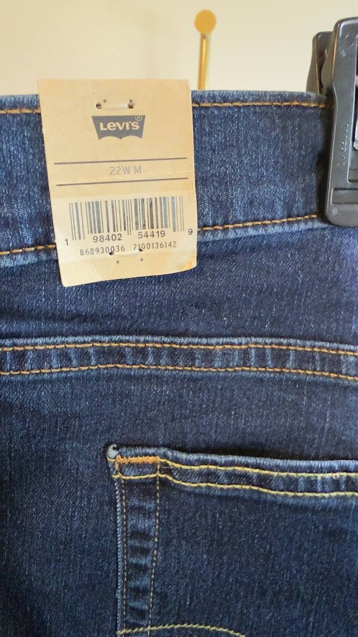 Levi’s 725 High Rise Bootcut Jeans Plus Size 22W Eternal Indigo NWT $69.50