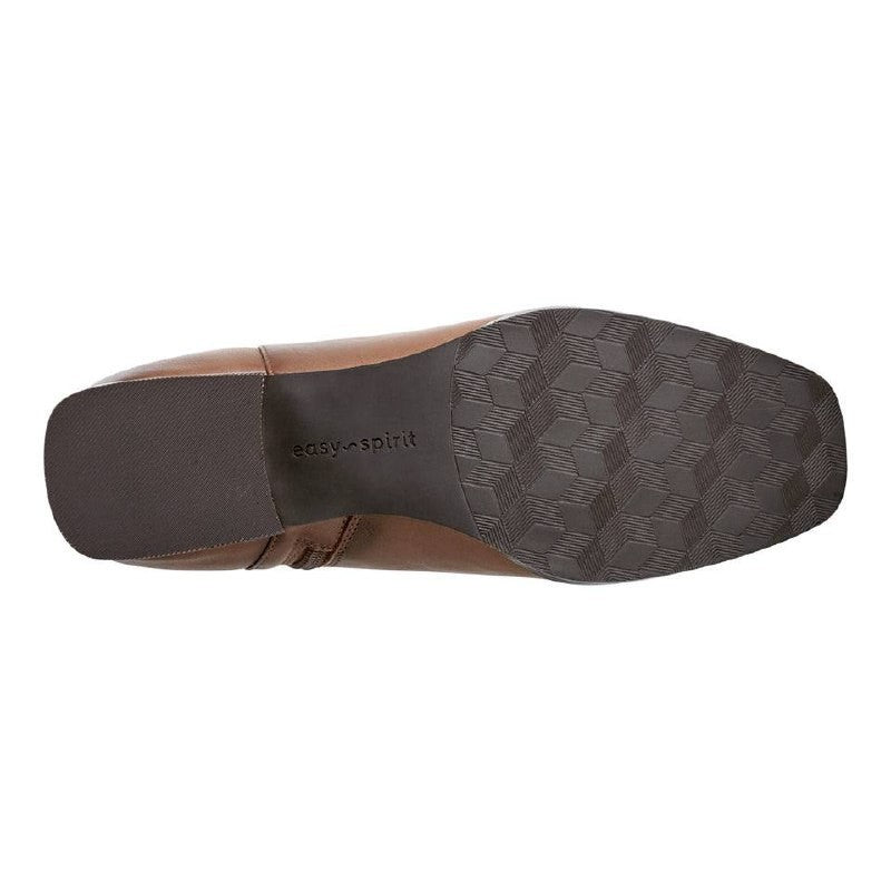 Easy Spirit Sidney Booties 6M Taupe Leather Square Toe Zip Comfort NIB msrp$169