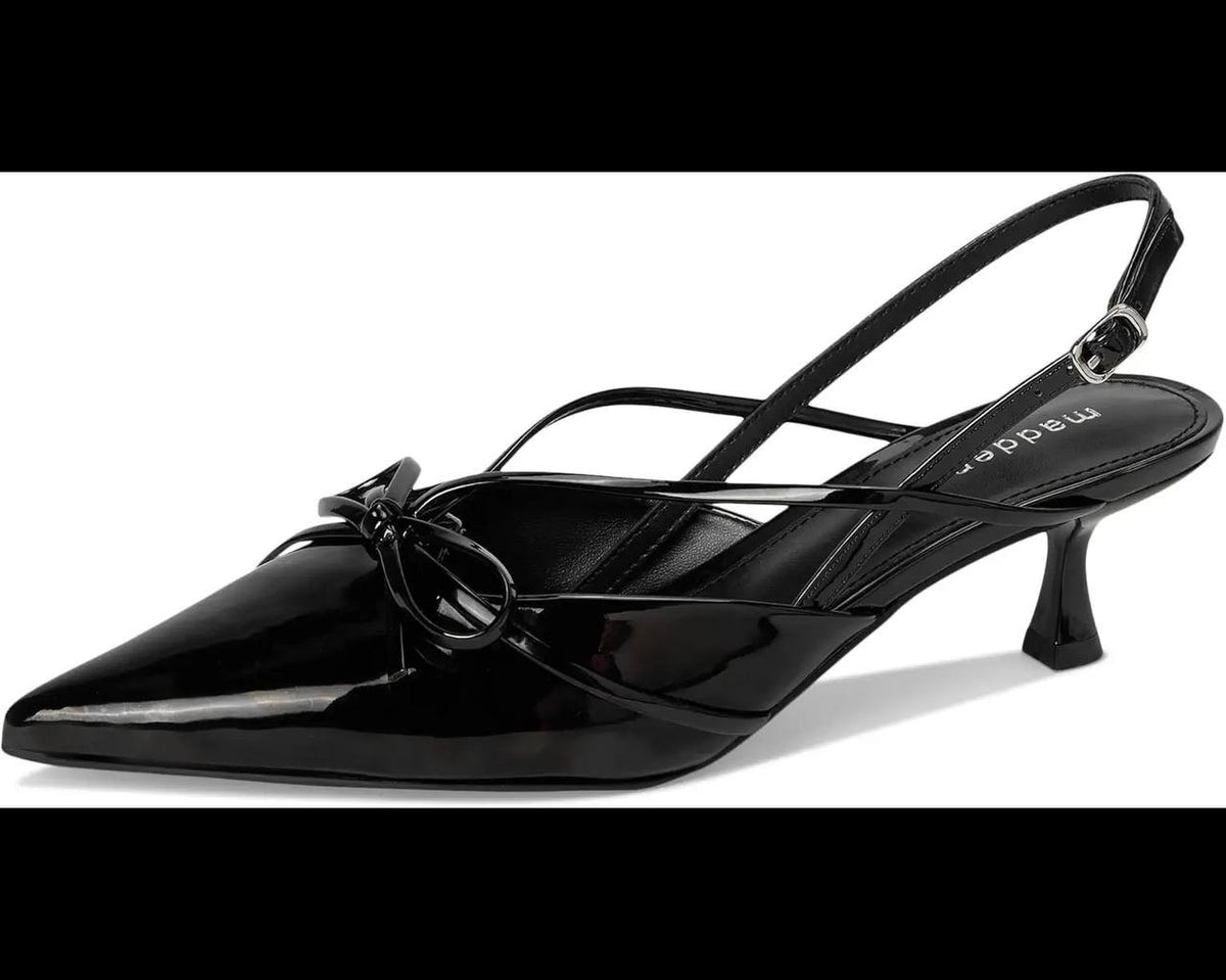 Madden  Girl  Slingback  Pumps  Black  6.5  New  $55