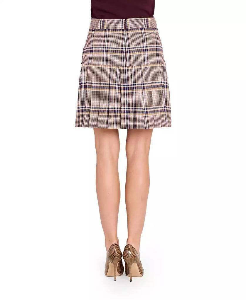 Tahari Petite Plaid Pleated Skirt – Size 8P – NWT – $99