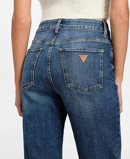 Guess Classic Faye High Rise Bootcut Jeans Denim Blue 27 NWOT MSRP $108