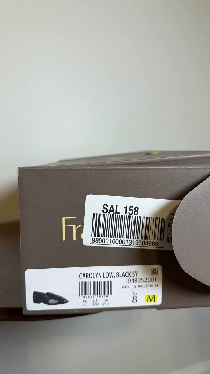 Franco Sarto Black Faux Leather Tassel Loafers 8M New in Box MSRP $115