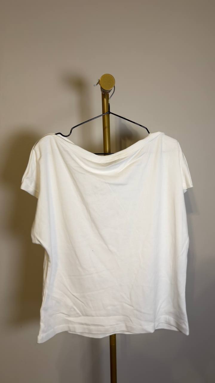 Tommy Hilfiger Women’s Cap‑Sleeve Boat Neck T‑Shirt White XL NWT $49.50