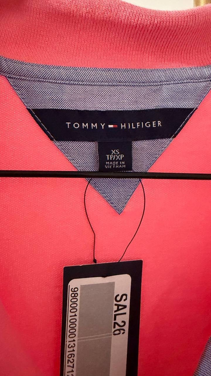 Tommy Hilfiger Dress Sleeveless Cotton Blend Red XS NWT