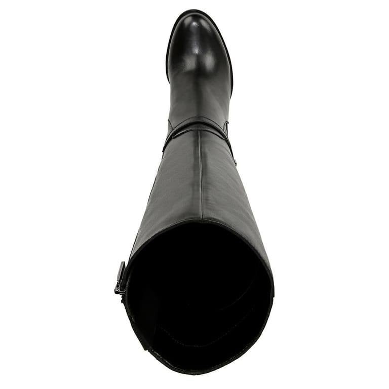 Naturalizer Kalina Extra Wide Calf Knee High Boots Black 8.5M Leather $289.99 NW
