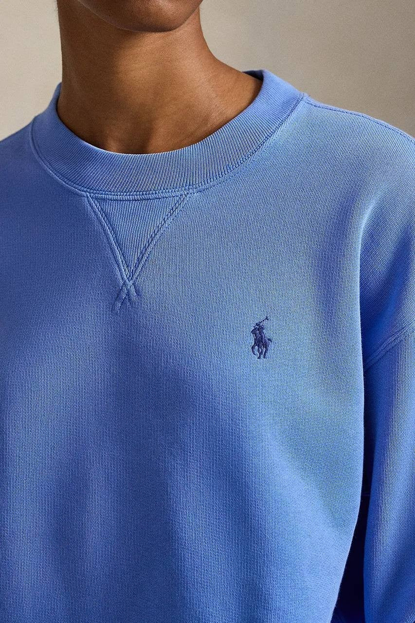 Polo Ralph Lauren Women’s Cotton Sweatshirt Classics Blue L NWT $148
