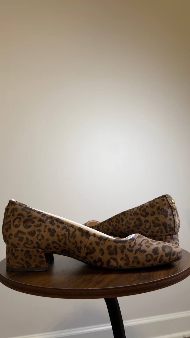 Easy Spirit Block Heel Pumps Leopard 11 M New With Box $99.00