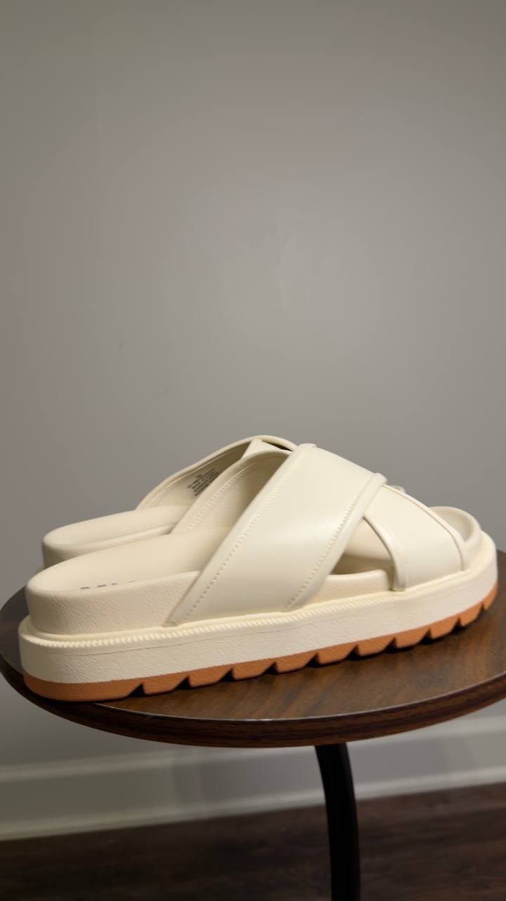 MIA  Platform Slide Sandals  Bone  9M  New  $80