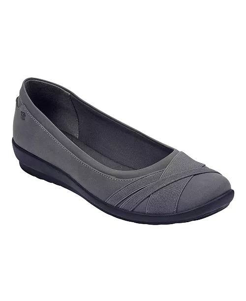 Easy Spirit Slip On Flats Dark Gray 5.5 New $69.00