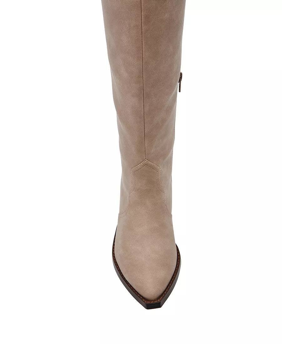 Dolce Vita Kit Boots 10 Dune Man‑Made Knee‑High Cowboy Pointed Toe NIB msrp$99