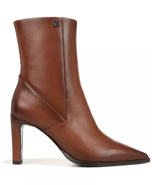 Franco Sarto Toe Dress Booties – Tobacco – Size 5M – MSRP $215