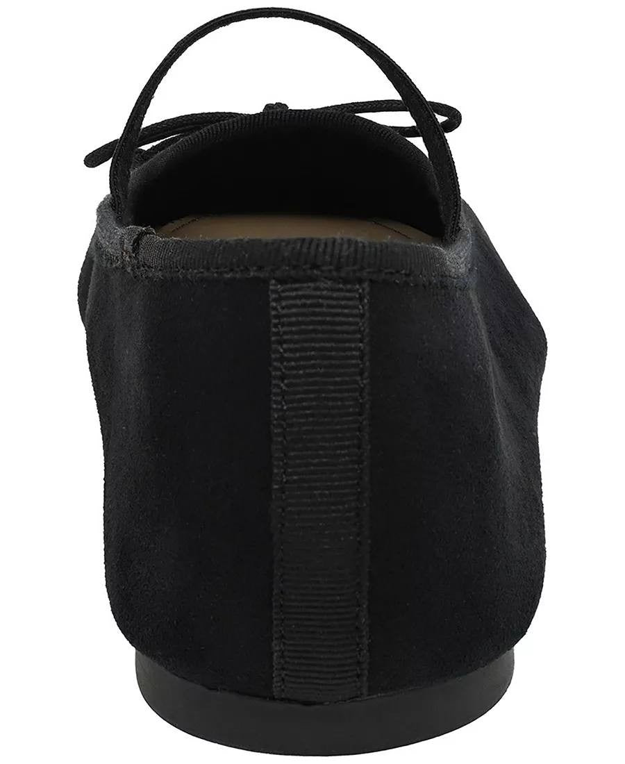 ON•34th Farrahh Flats 7M Black Fabric Sparkle Memory Foam NIB msrp$69.90