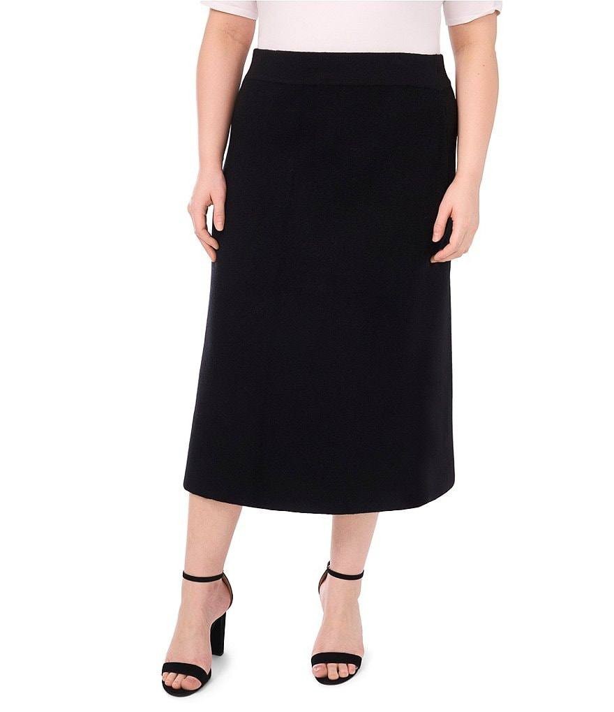 CeCe Plus‑Size Knit Midi Pencil Skirt – Size L – NWT – $79