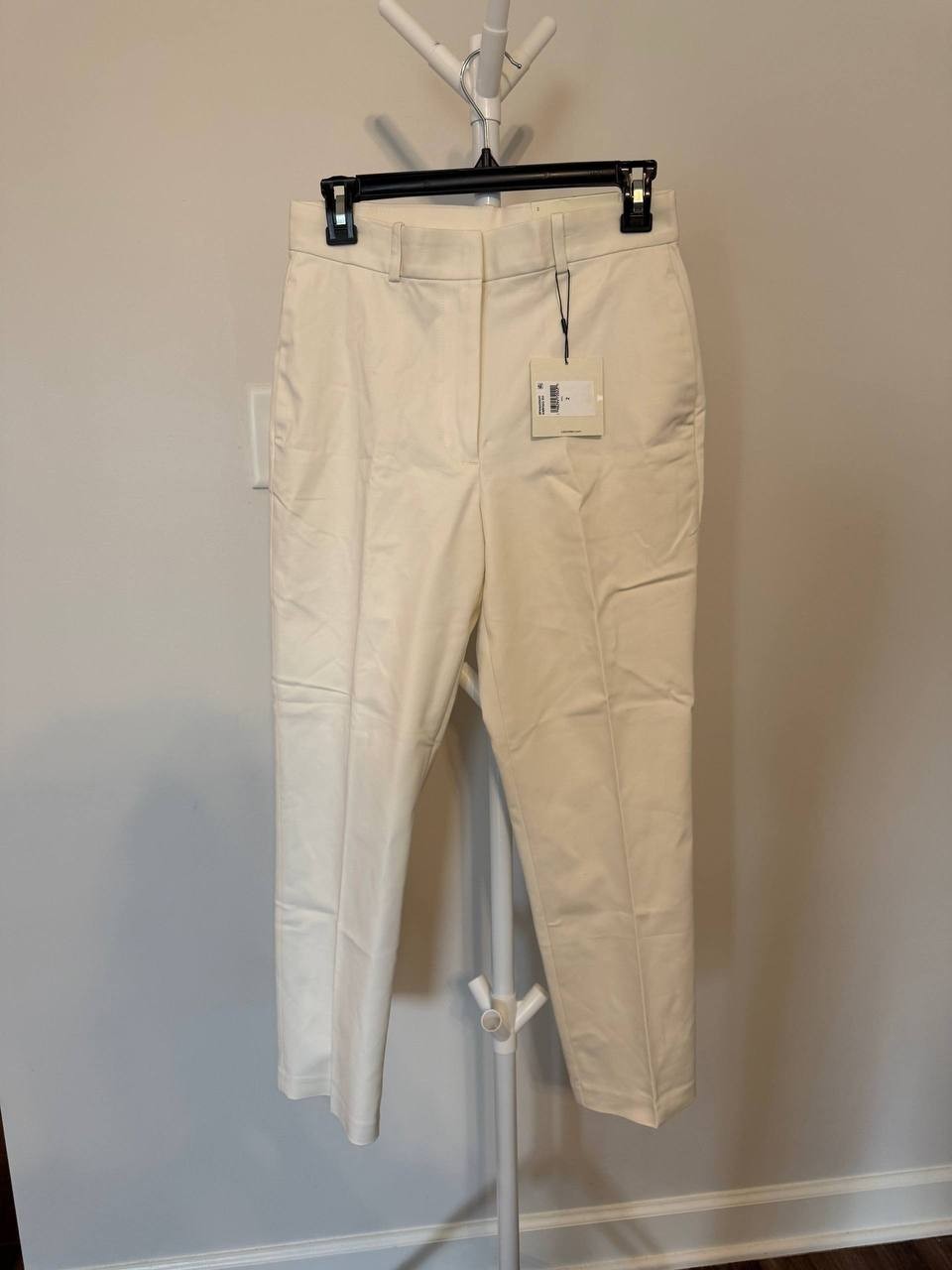 Calvin Klein Straight‑Fit Chino Pants Tofu Size 2 NWT Cotton‑Stretch MSRP$99