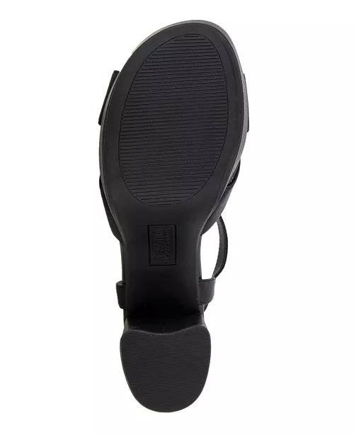 Reaction  Kenneth  Cole  Platform  Dress  Sandals  Black  8M  New  $89