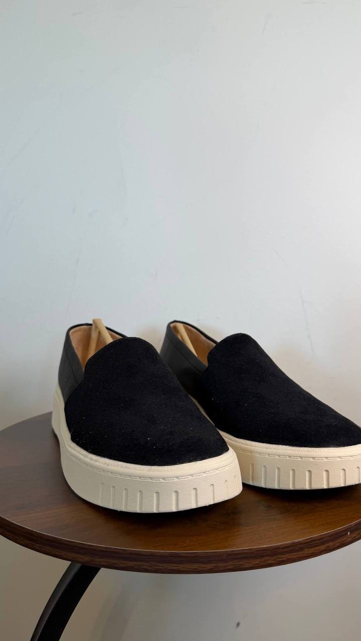 LifeStride Grandeur Women’s Slip-On Sneaker Black 10M Synthetic/Fabric $80 NWB