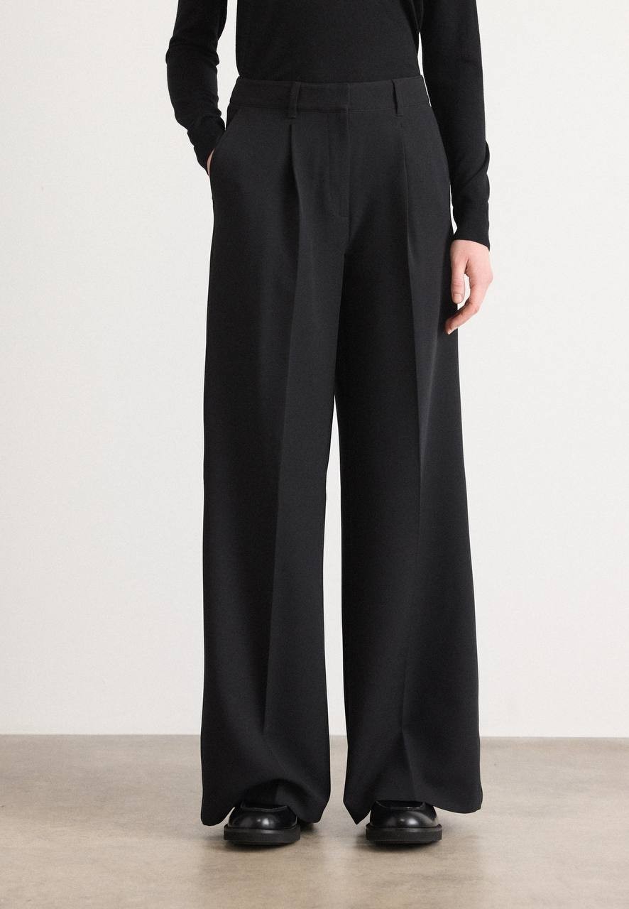 BOSS TIWI Tailored Trousers Black Size 14 NWT $149