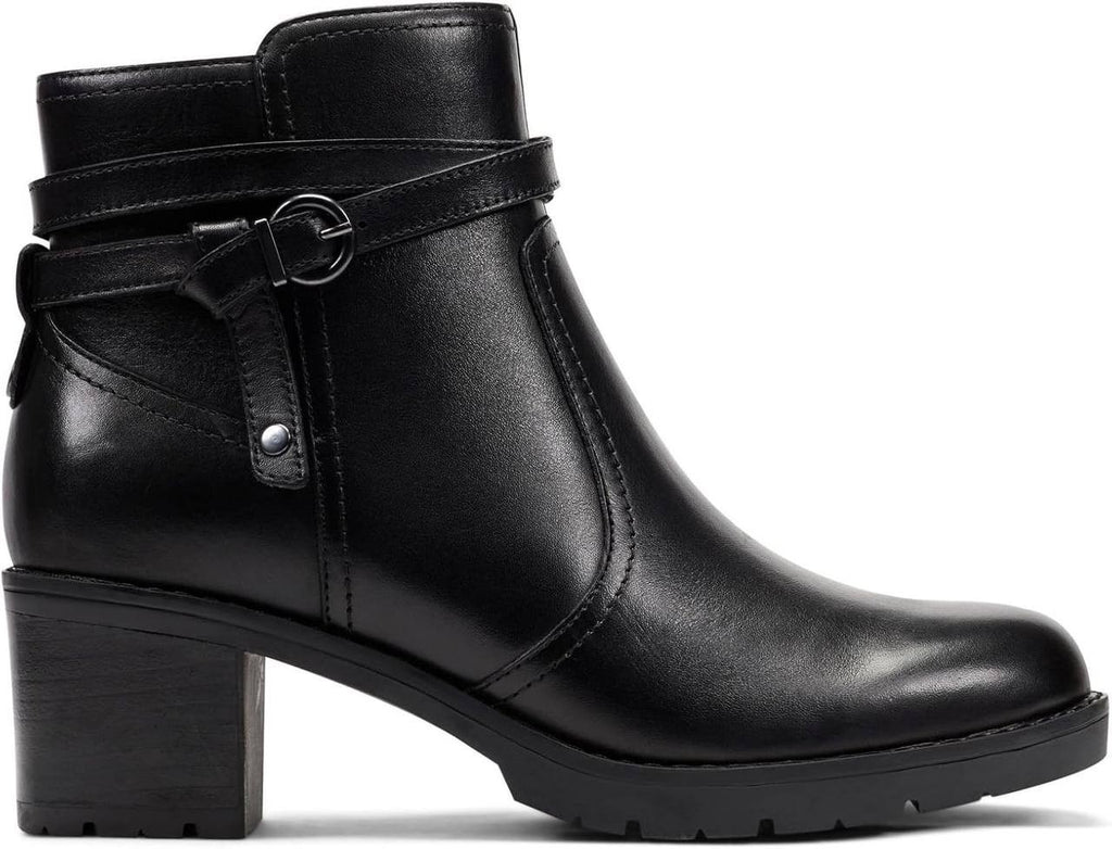 Easy Spirit “Carter” Leather Booties – Size 6.5M – Black – NIB-$143