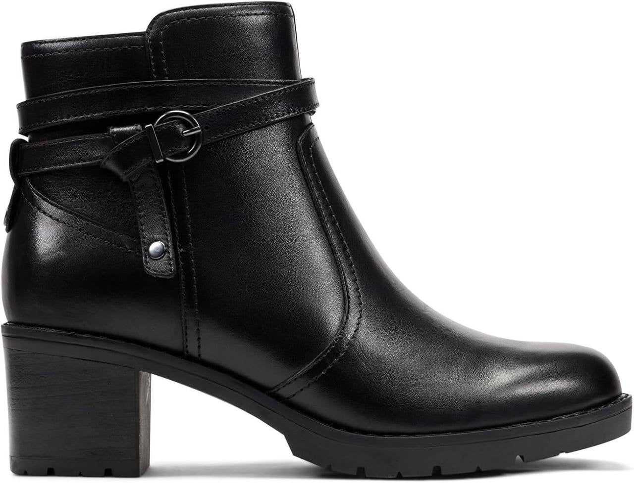 Easy Spirit “Carter” Leather Booties – Size 6.5M – Black – NIB-$143