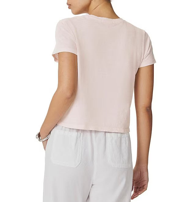Splendid Collection Louisa Short Sleeve Tee S Rose Petal NWT $58