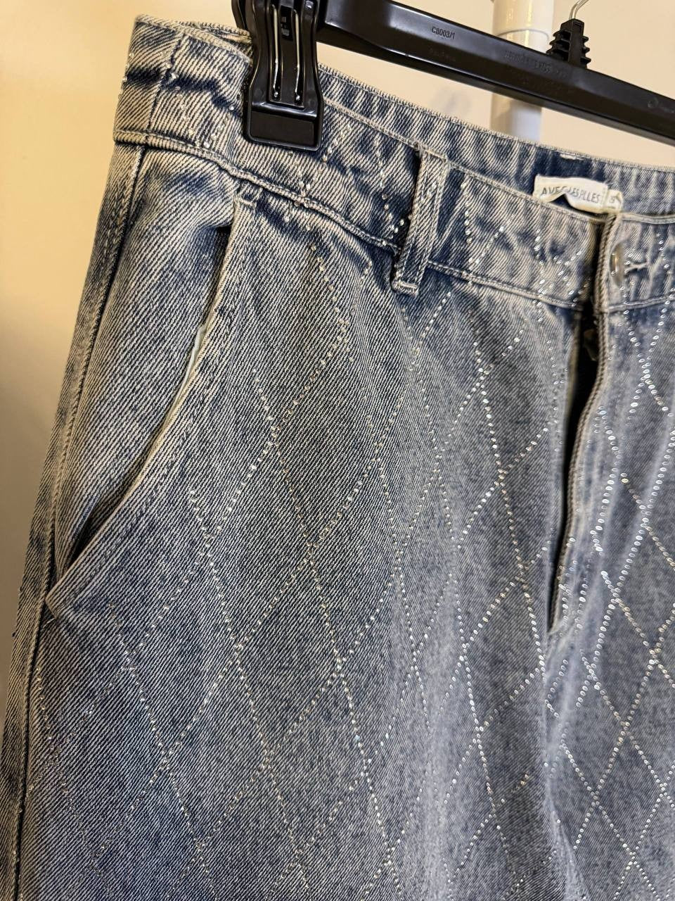 Avec Les Filles High‑Rise Wide‑Leg Jeans – Size 29 – Excellent Condition