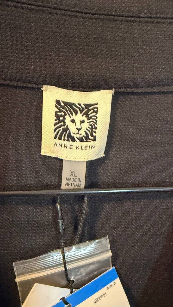 Anne Klein Women’s Blazer Black Size XL NWT $129