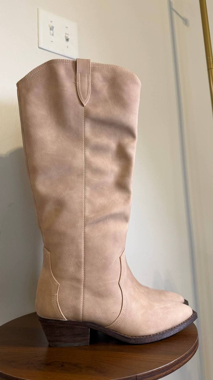 DV Dolce Vita High Boots 7.5M Dune Man‑Made New in Box MSRP $99