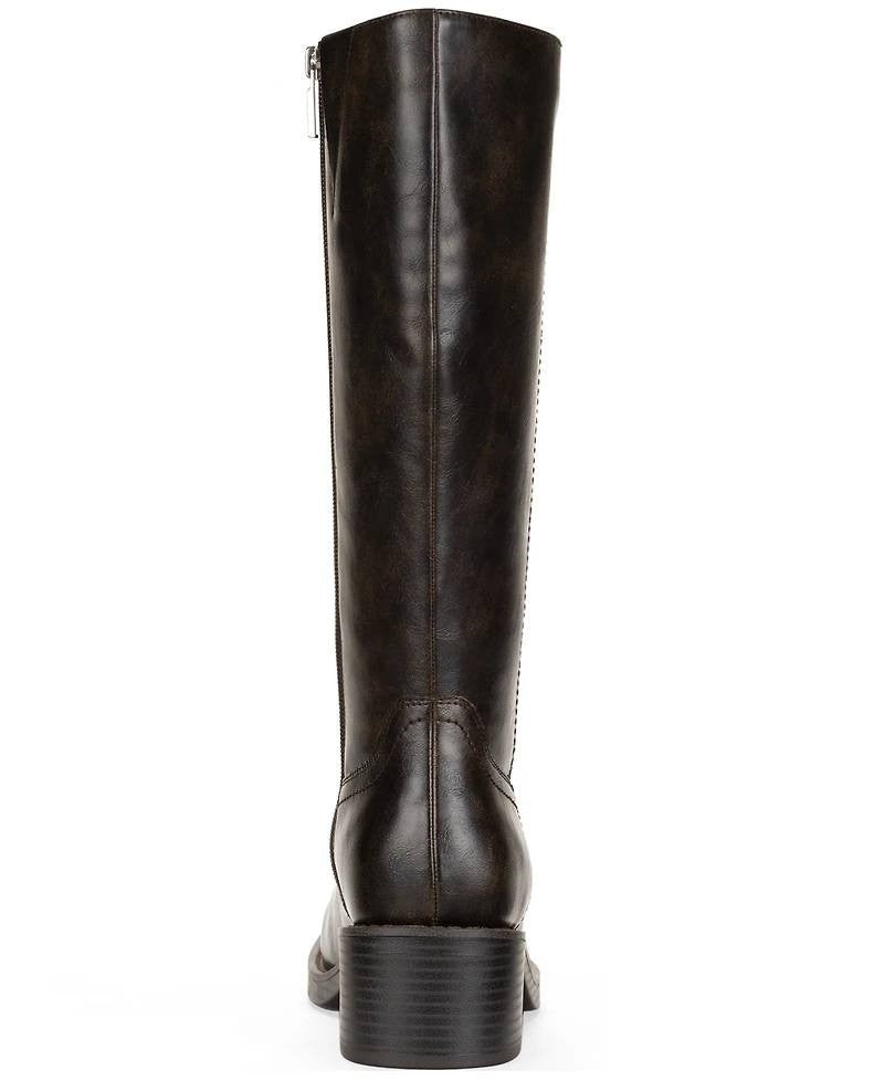 Wild Pair Warblerr Tall Boots – Downtown Brown – Size 7M – Manmade – New in Box