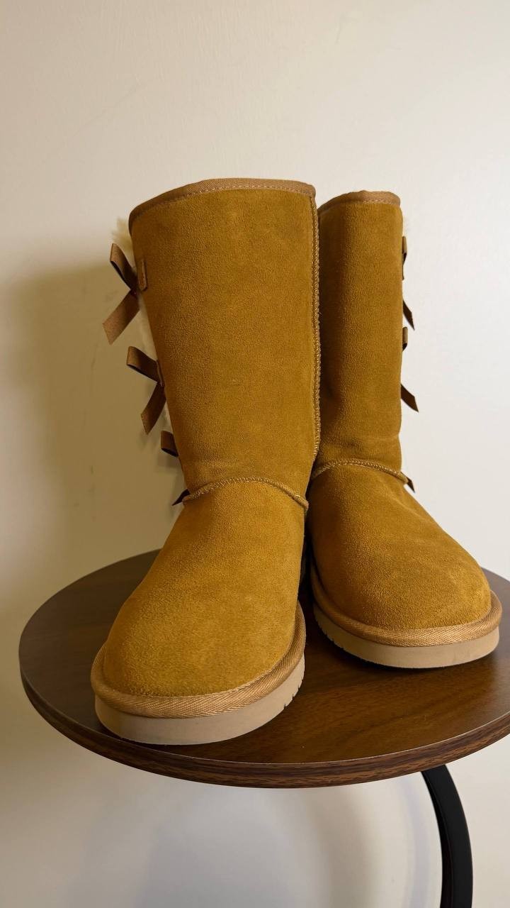 Koolaburra by UGG Boots Size10 Chestnut Suede Pull‑On Warm  Winter NWOB msrp$110