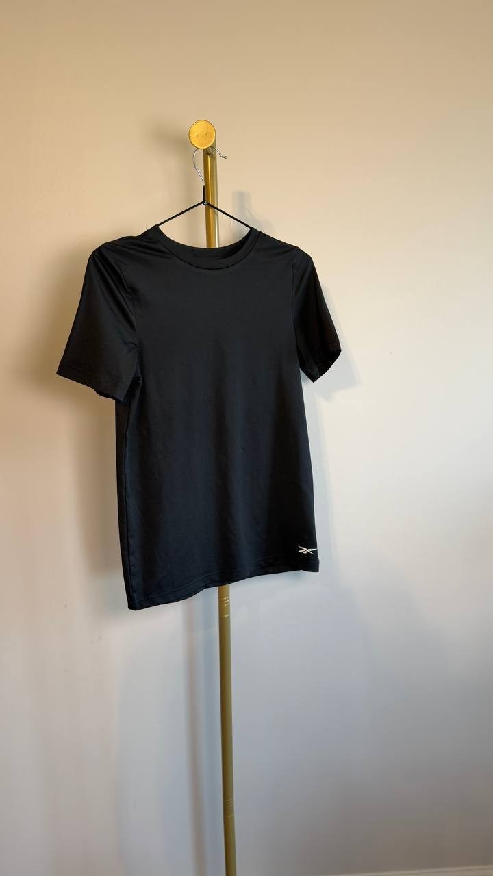Reebok Speedwick Slim Fit Crew Neck T-Shirt Black XS NWOT $25