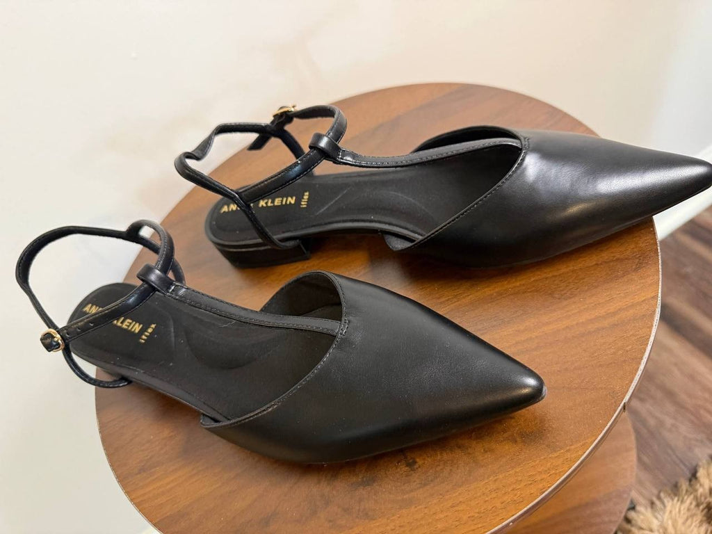 Anne Klein Emily Flats – Black – Size 10M – NIB