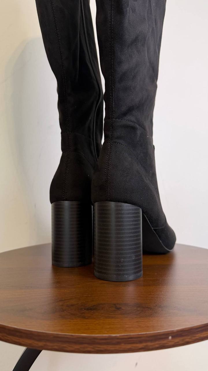 Style & Co Lyyric Snip Toe Block Heel Boots Black Women’s 9M NWB $89.90