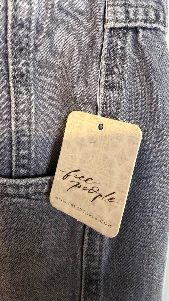Free People We The Free Aster Seamed Straight-Leg Jeans High Rise 31 $98 NWT