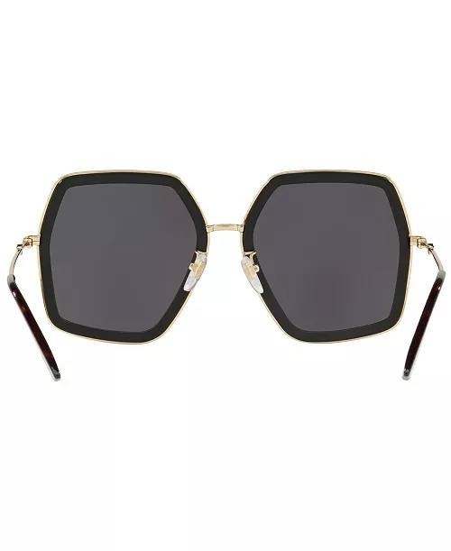 Gucci  GG0106S  Rectangle  Sunglasses  Black  OS  Pre‑Owned  Like  New  $420