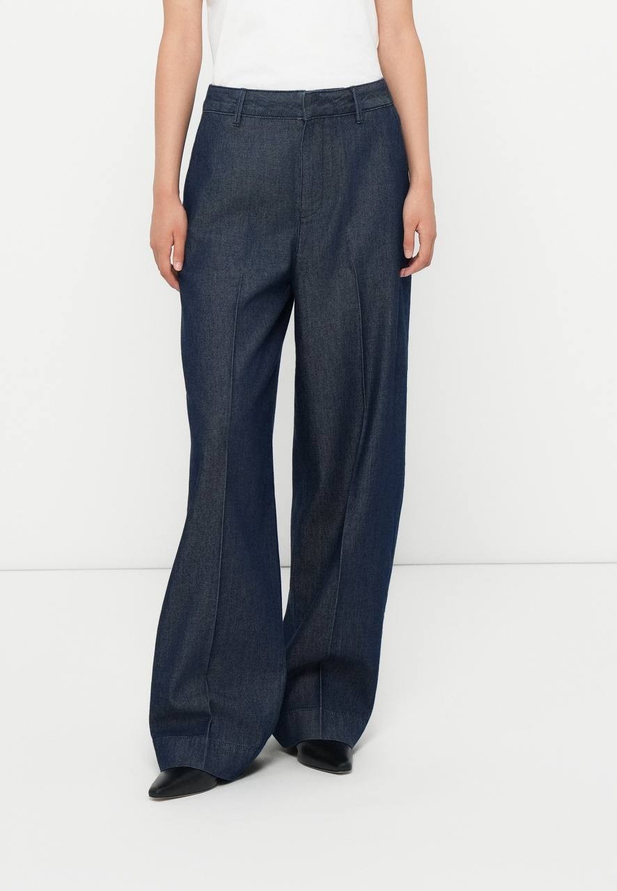 Calvin Klein Ultra High Relaxed Fit Jeans Dark Blue Denim 26Wr NWT $119