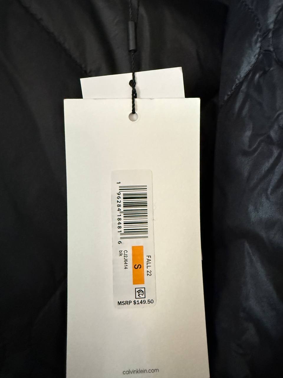 Calvin Klein Jeans Women's Quilted Jacket Black - Full Zip, Regular Fit