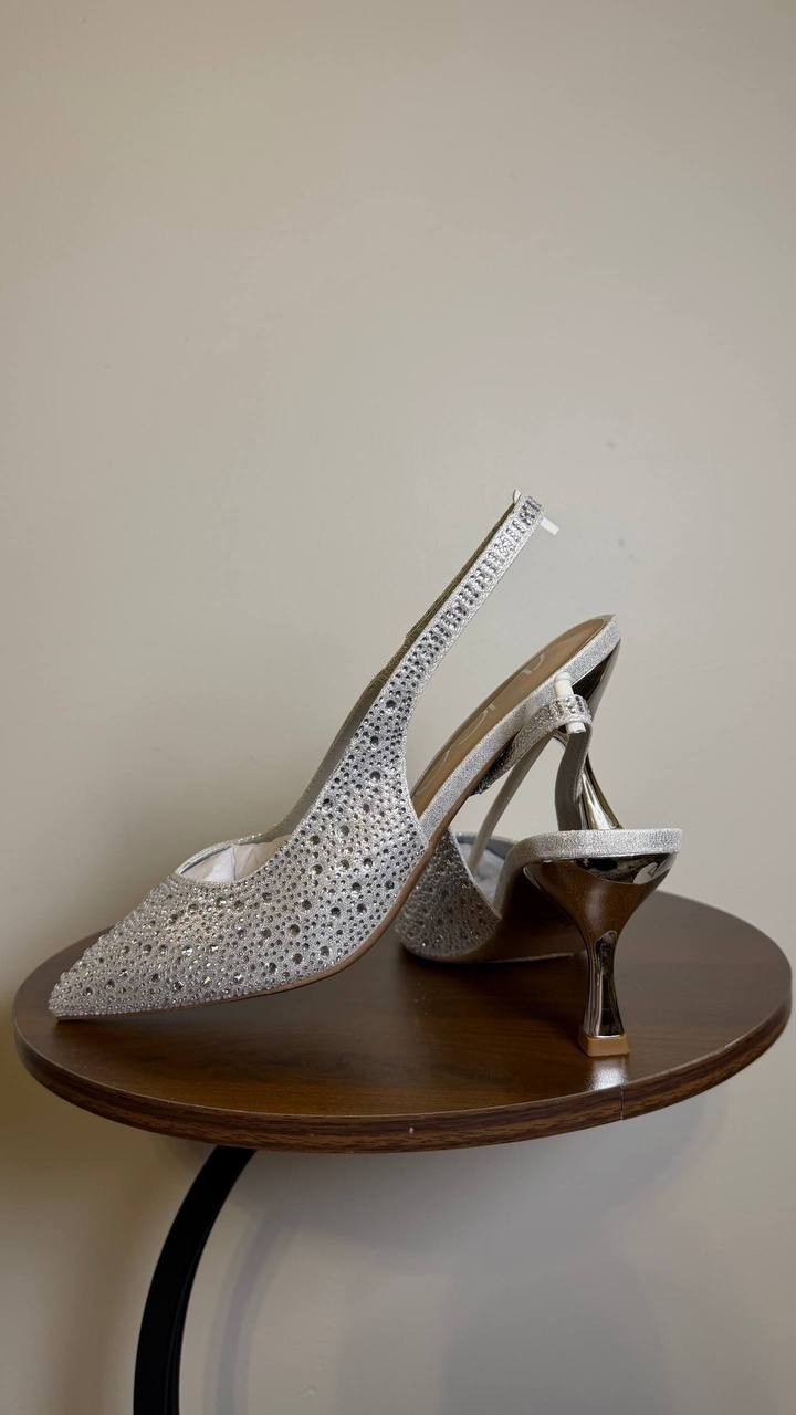 Sugar Silver Man‑Made Dress Pumps Women’s Size 9.5M – New in Box MSRP $69